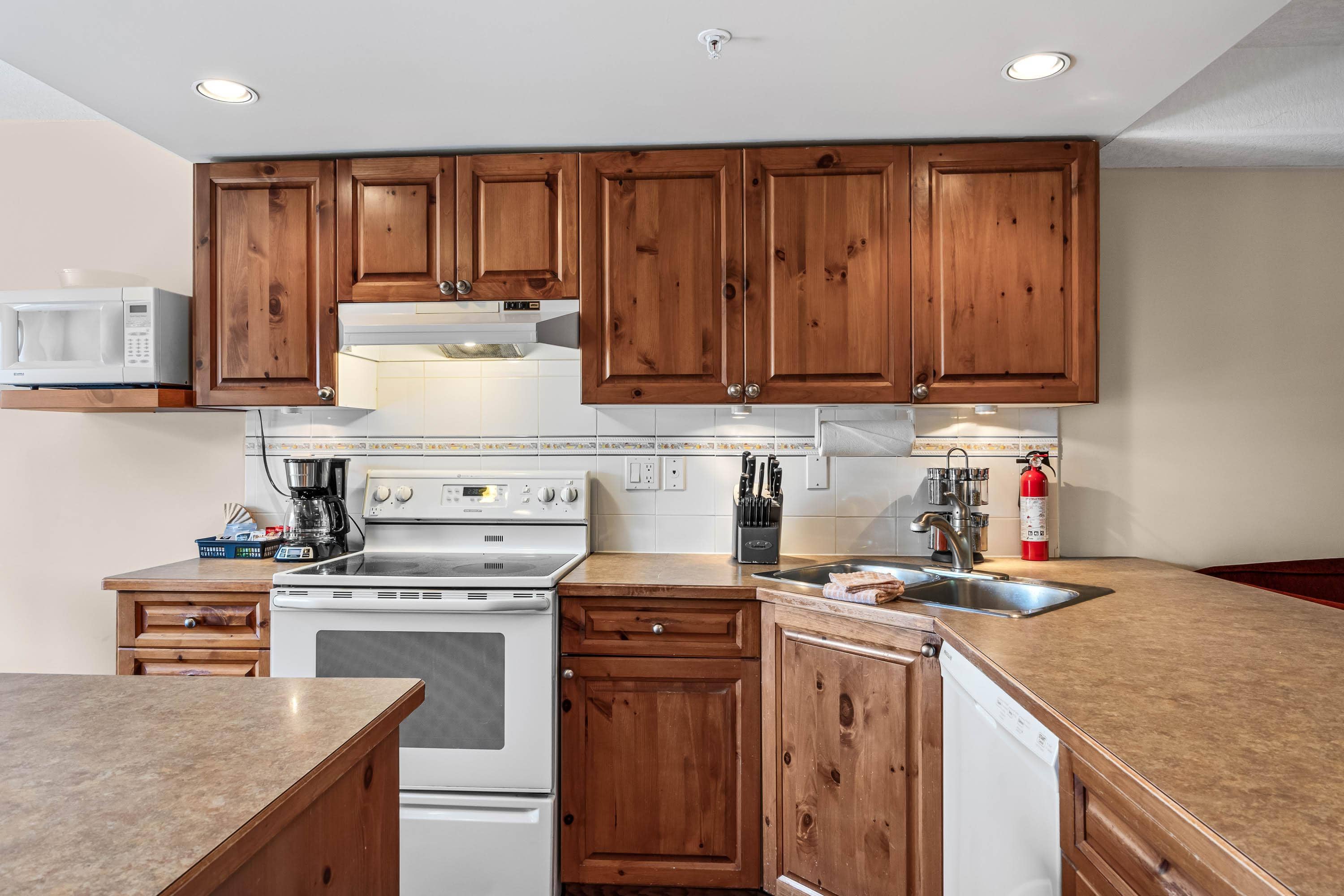 Timberline 24 living space at Sun Peaks Resort — short-term rental interior