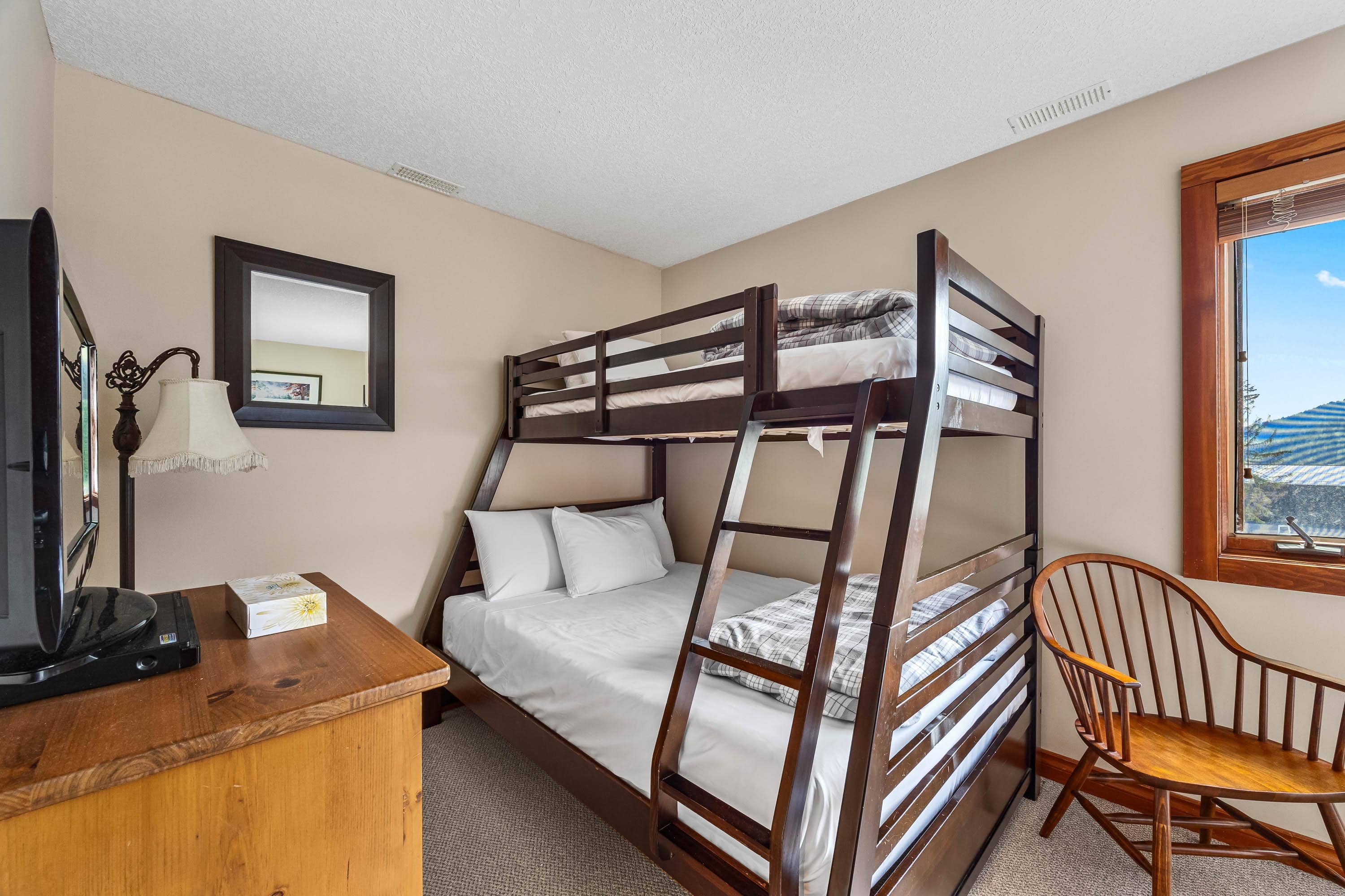 Mountain resort summer views, Sun Peaks BC — Timberline 24 short-term stay