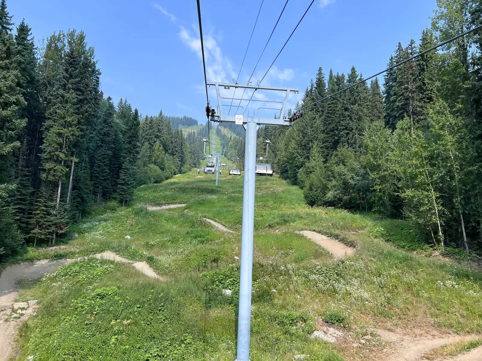 Summer mountain and trail views at Sun Peaks Resort, British Columbia, Canada near Timberline Village #24